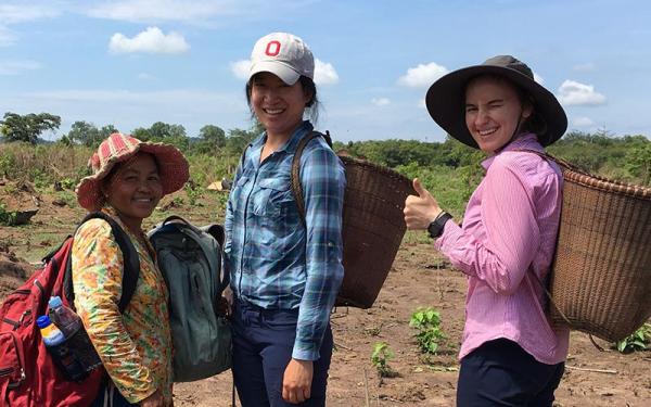 Students on study abroad trip